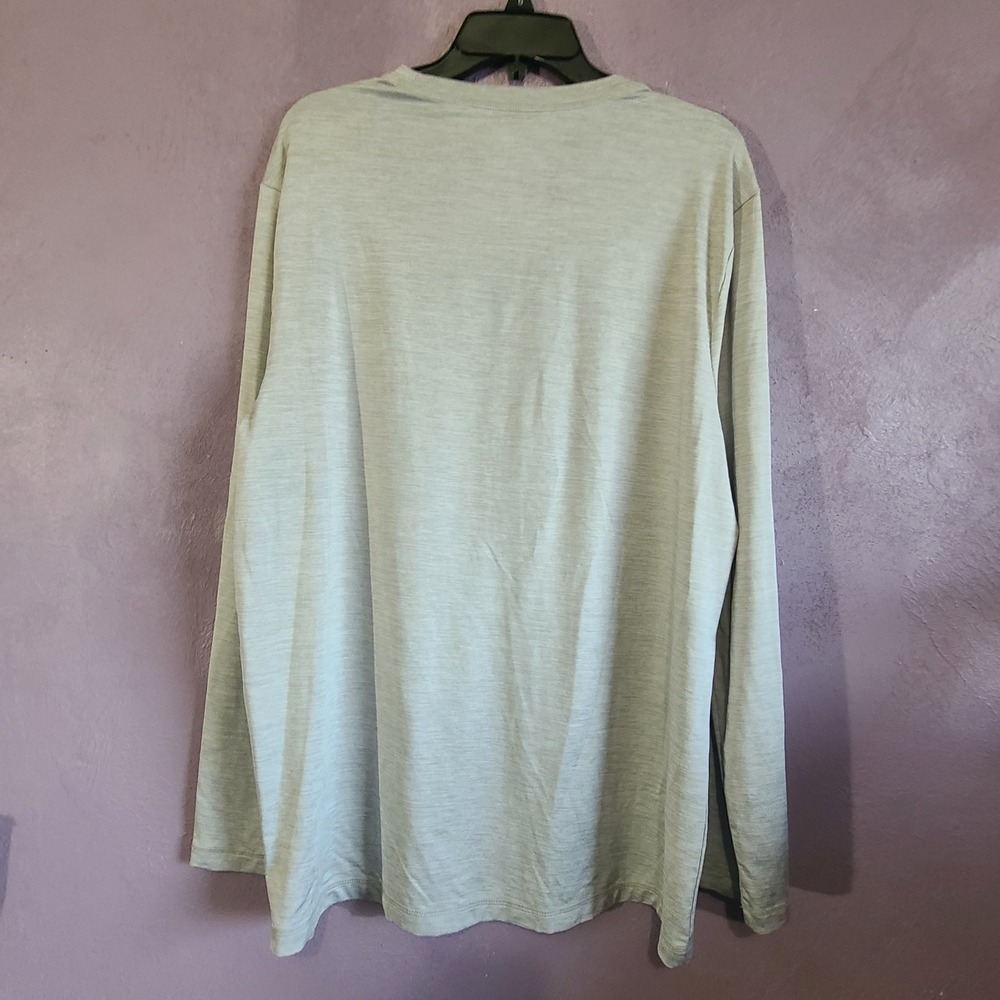 Hurley UV Tee Mens Large Gray Long Sleeve UPF 50+ Performance Shirt